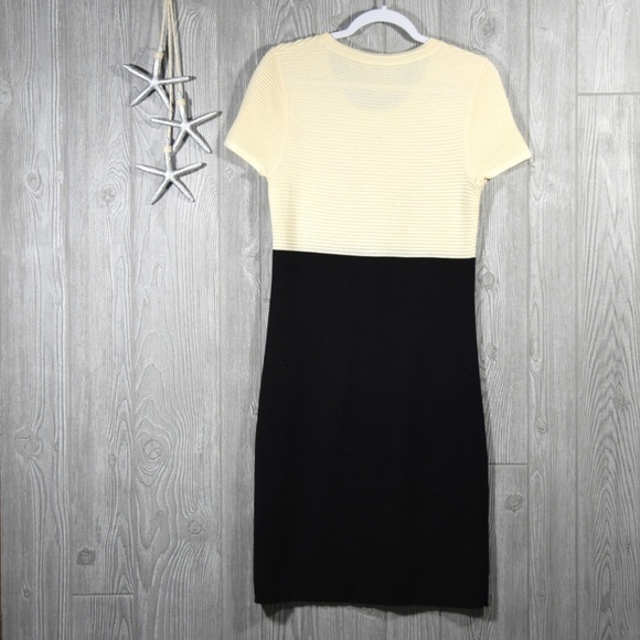 Alex Marie Sweater Dress White Black Wool Size Small - Picture 5 of 7